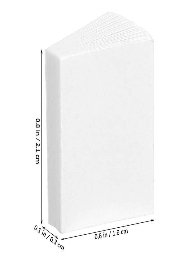 JECOMPRIS 50Pcs Miniatures Blank Books: 1:12 Scale Mini Books Kit for Dollhouse - Decor Crafts for Bookshelf - Image 2